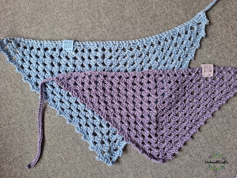 Einzelstücke - Bandana, Dreieckstuch, Gehäkelt, Handmade Unikate von ueberallcrafts