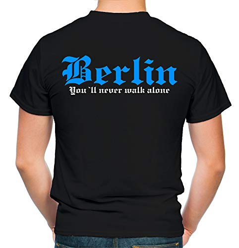 Berlin Kranz T-Shirt | Liga | Trikot | Fanshirt | Bundes | M2-blau (XL) von uglyshirt87