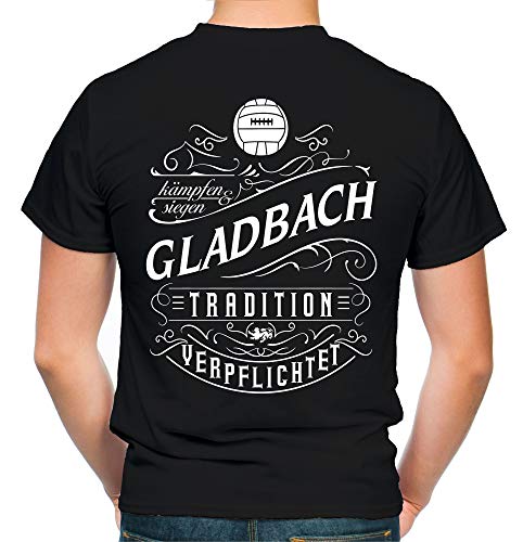 Mein Leben Gladbach T-Shirt | Freizeit | Hobby | Sport | Sprüche | Fussball | Stadt | Männer | Herren | Fan | M1 FB (XXL) von uglyshirt87