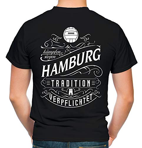 Mein Leben Hamburg T-Shirt | Freizeit | Hobby | Sport | Sprüche | Fussball | Stadt | Männer | Herren | Fan | M1 FB (L) von uglyshirt87