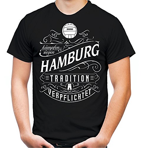 Mein Leben Hamburg T-Shirt | Trikot | Fussball | Bekleidung | Herren | Fan | M1 Front (L) von uglyshirt87