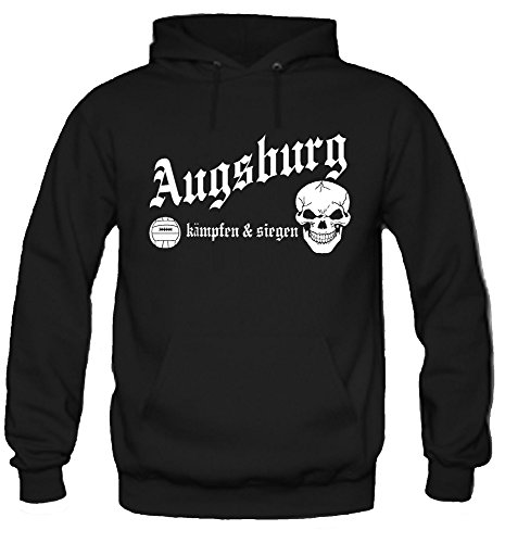 Augsburg kämpfen & Siegen Kapuzenpullover | Fussball | Männer | Trikot | Herrn | Sport | Hemd | Bayern | Ultras | M1 (M) von uglyshirt89