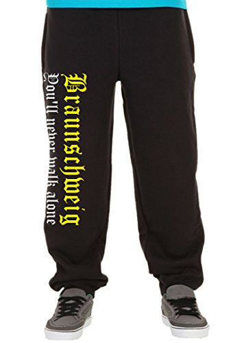 Braunschweig Never Walk Alone Jogginghose | Fussball | Ultras (XXL) von Uglyshirt89
