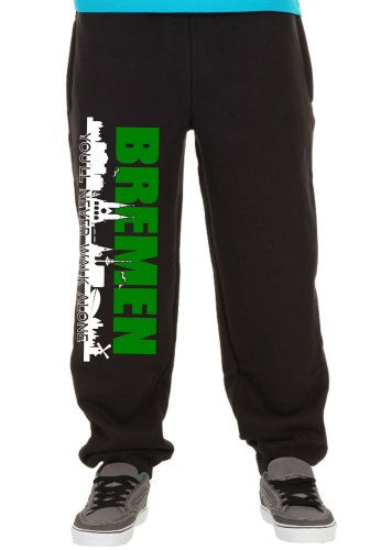 Bremen Skyline Jogginghose | Hansestadt | Weser | Fussball | Ultras | Hemd | Männer | Herrn | Fan (M) von uglyshirt89