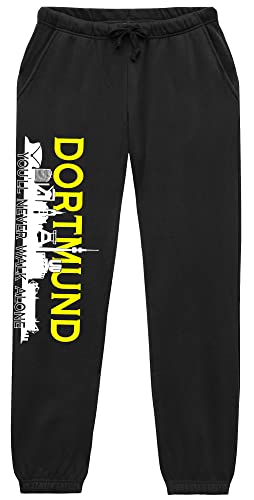 uglyshirt89 Dortmund Skyline Jogginghose | Männer | Herren | Sport | Zeche | Fussball | Ruhrpott | Handball | Volleyball | Westfalen (L) von uglyshirt89