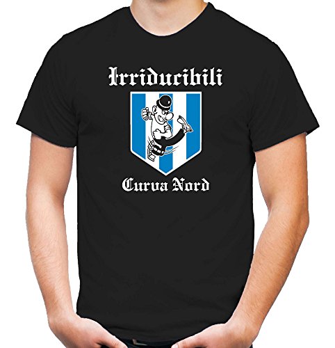 Irriducibili Lazio T-Shirt | Italien | Sport | Fussball | Männer | Stadt | Rom | Herren | Curva Nord | Ultras | M2 (L) von uglyshirt89