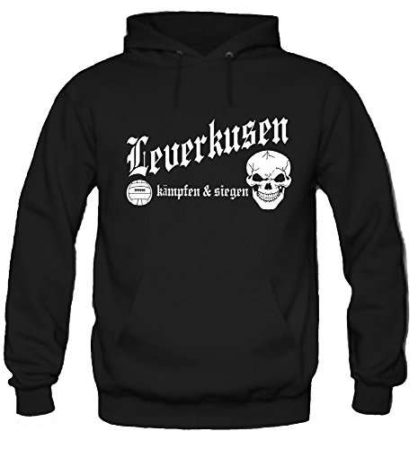 Leverkusen kämpfen & Siegen Kapuzenpullover | Fussball | Ultras | M1 (XXL) von uglyshirt89