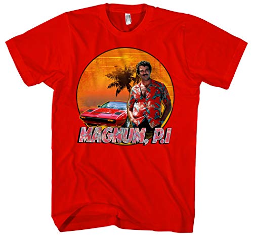 Magnum Männer und Herren T-Shirt | Spruch Kostüm Hemd Geschenk ||| M2 (XL, Rot) von uglyshirt89