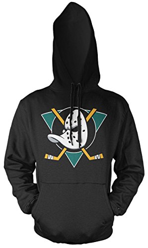 uglyshirt89 Mighty Ducks Kapuzenpullover | Eishockey | Sport | Minnesota | USA | Männer | Herren | Film | Superteam | Ducks | Kult (XXL) von uglyshirt89