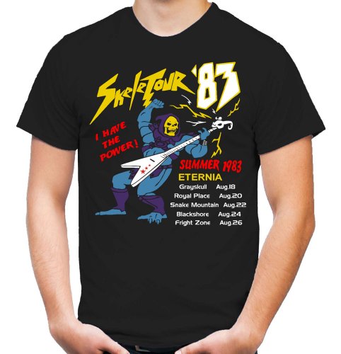Skeletor on Tour T-Shirt | Masters of The Universe | He-Man | Motu | Eternia (XXL) von Uglyshirt89
