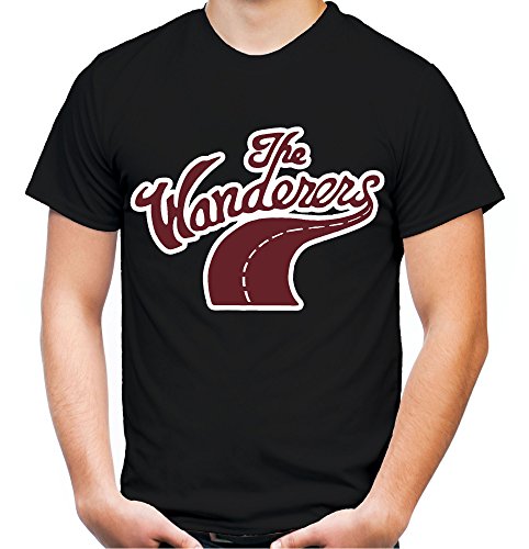 The Wanderers Männer und Herren T-Shirt | Spruch Rockabilly Kult Geschenk | M2 (XXL, Schwarz) von Uglyshirt89