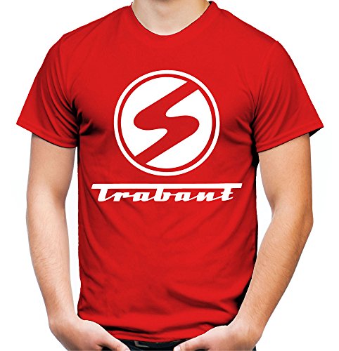 Trabant Männer und Herren T-Shirt | DDR Osten Simson Wartburg Trabi Geschenk | M1 (L, Rot) von uglyshirt89