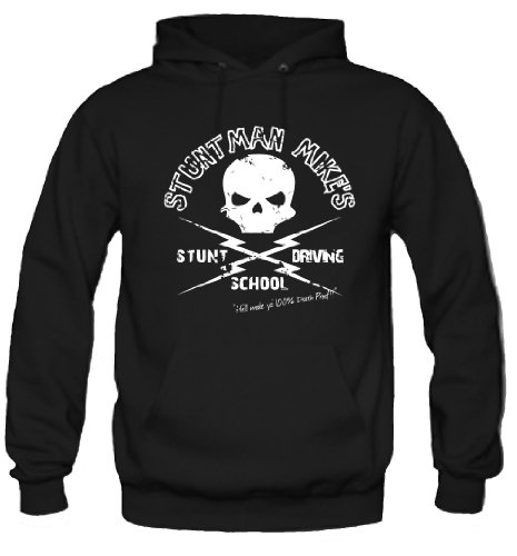 uglyshirt89 Stuntman Mike's Driving School Kapuzenpullover | Death Proof | Kult (XL) von uglyshirt89