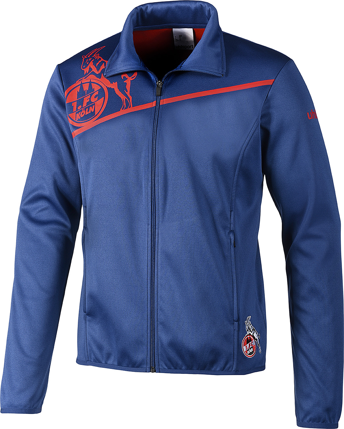 Uhlsport 1.FC Köln Unisex Freizeitjacke Trainingsjacke Full Zip blau Uhlsport 1.FC Köln Unisex Freizeitjacke Trainingsjacke Full Zip blau von uhlsport
