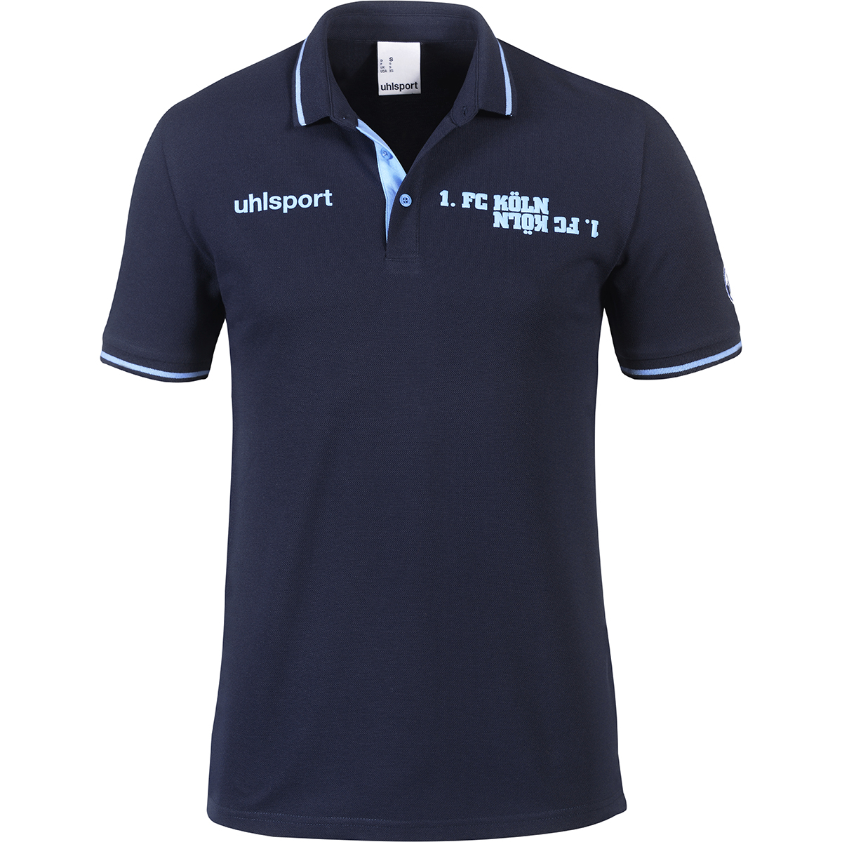 Uhlsport Herren 1.FC Köln Sportswear Polo Shirt 19/20 Blau von uhlsport