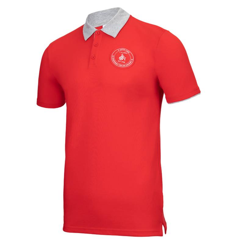 Uhlsport Herren 1.FC Köln Sportswear Polo Shirt Freizeit rot/grau von uhlsport