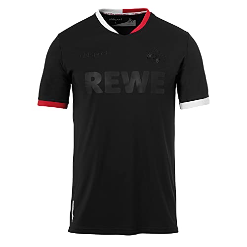 uhlsport 1.FC Köln Ausweichtrikot Kinder 21 22 schwarz Effzeh Shirt Fan Jersey, Größe:140 von uhlsport