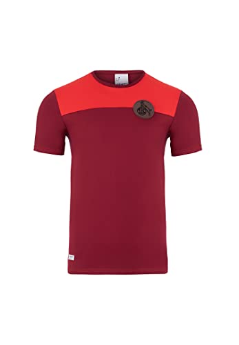 uhlsport 1.FC Köln Pro T-Shirt Herren Bordeaux/rot, L von uhlsport