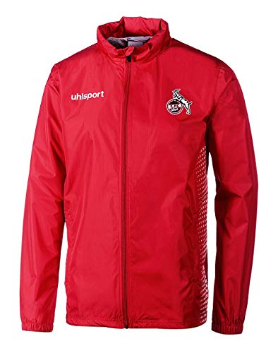 uhlsport 1.FC Köln Sore Regenjacke rot Weiss Kinder, Bekleidung:116 von uhlsport