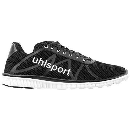 uhlsport FLOAT Schuh Sneaker Herren Freizeitschuhe Laufschuh Outdoor Sportschuh Turnschuh Männer Joggingschuh atmungsaktiv Men Walking Fitness Sport schwarz Größe 39.5 EU (6.5 UK) von uhlsport