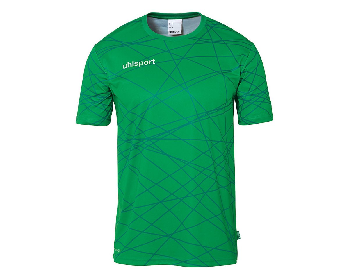 uhlsport Fußballtrikot Prediction Shirt Kurzarm grün von uhlsport