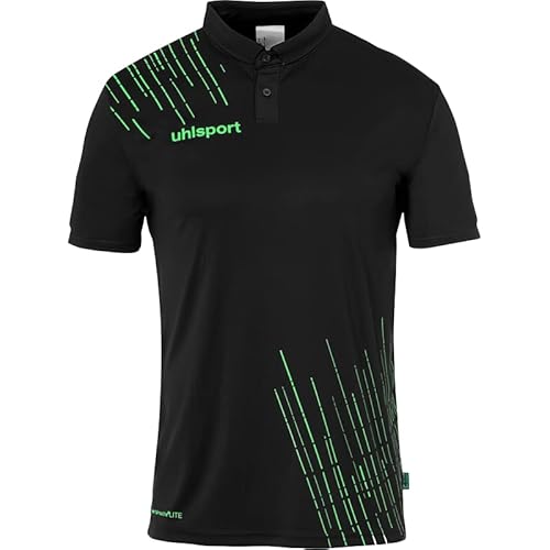 uhlsport Herren Score 26 Poly Poloshirt Und Jungs Sport-Polo, Schwarz/Fluo Grün, 3XL EU von uhlsport