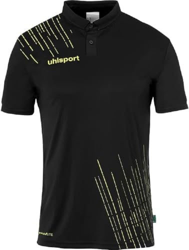 uhlsport Herren Score 26 Poly Poloshirt Und Jungs Sport-Polo, Schwarz/Limonengelb, 4XL EU von uhlsport