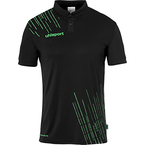 uhlsport Jungen Score 26 Poly Poloshirt Herren Und Sport-Polo, Schwarz/Fluo Grün, 152 EU von uhlsport