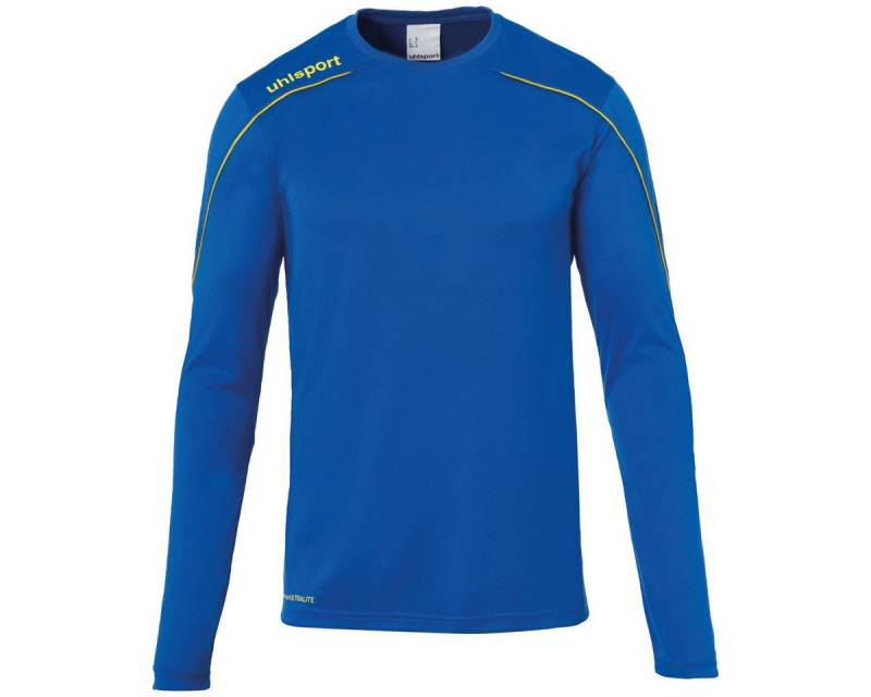 uhlsport Langarmshirt Stream 22 azurblau/limonengelb Herren von uhlsport