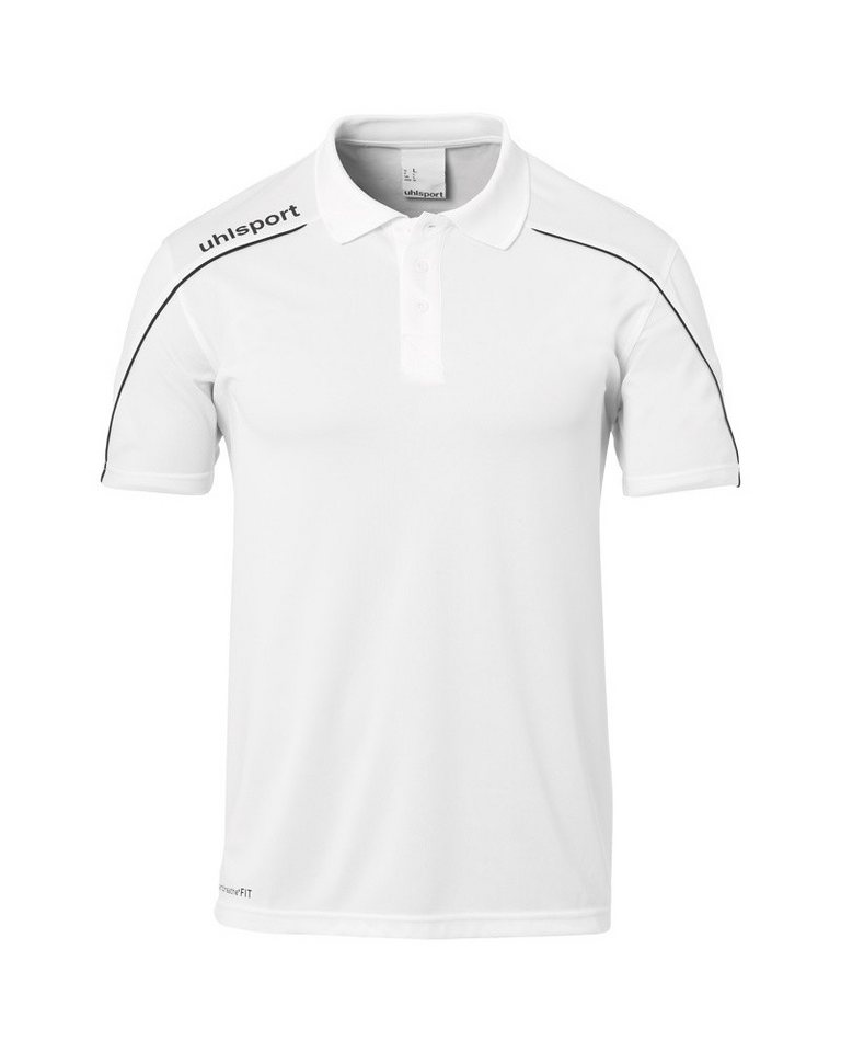 uhlsport Poloshirt Stream 22 2019 weiss/schwarz Herren von uhlsport