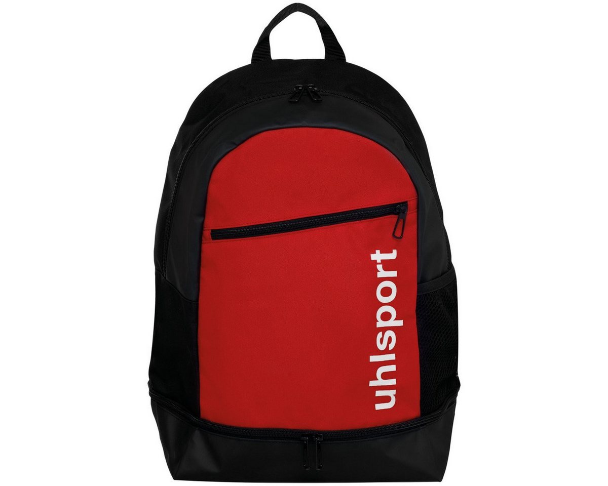 uhlsport Rucksack Essential mit Bodenfach schwarz/rot - 30 Liter von uhlsport