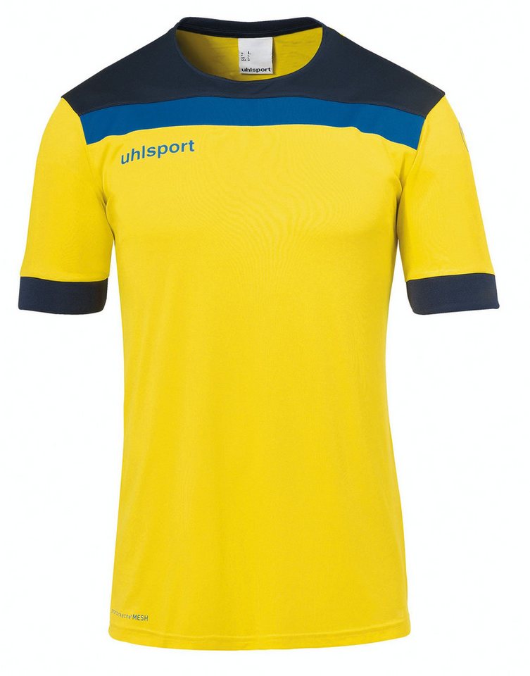 uhlsport T-Shirt Offense 23 limonengelb/marine Herren von uhlsport
