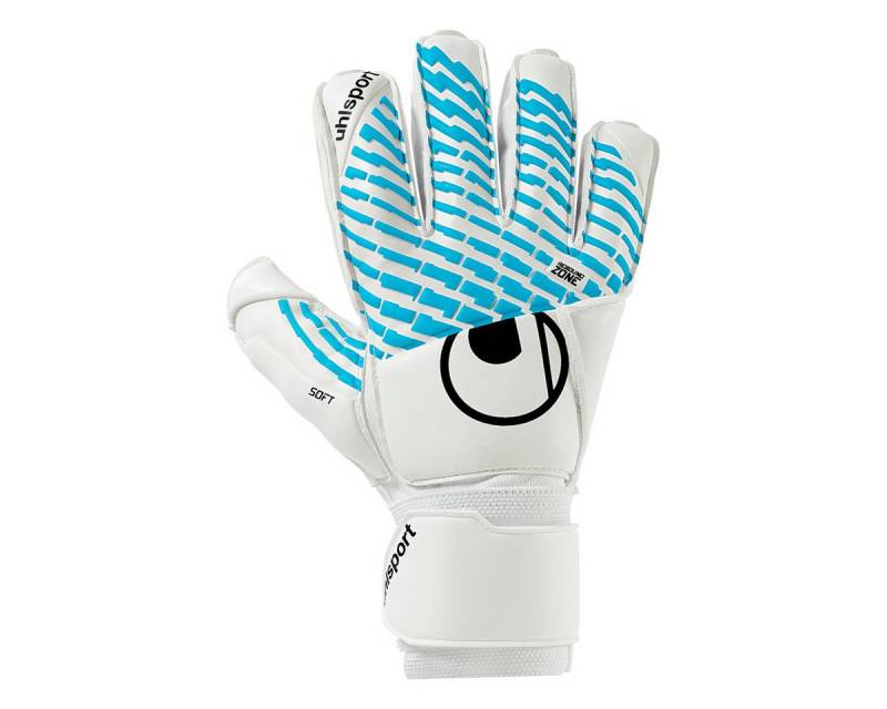 uhlsport Torwarthandschuhe FM Cybertec Soft Flex Frame WEIß/CYBERBLAU/SCHWARZ von uhlsport