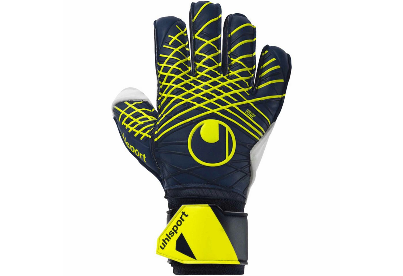 uhlsport Torwarthandschuhe Uhlsport Torwarthandschuhe Prediction Soft Flex schwarz/gelb atmungsaktiv von uhlsport