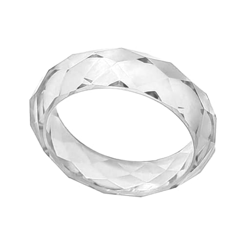 uikios Einzigartiges, facettiertes Kristall-Armband aus Kunstharz, funkelnd, lichtbrechend, elegantes Schmuck-Accessoire für trendige Frauen, den täglichen Gebrauch, Inner diameter 6.9cm, Harz von uikios