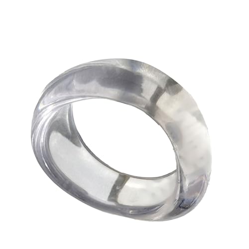 uikios Eleganter Ombres-Kaffeeharz-Armreif mit Farbverlaufs-Designs für Damen, Modeschmuck, bequemes Mode-Accessoire, 6.4cm, Harz von uikios