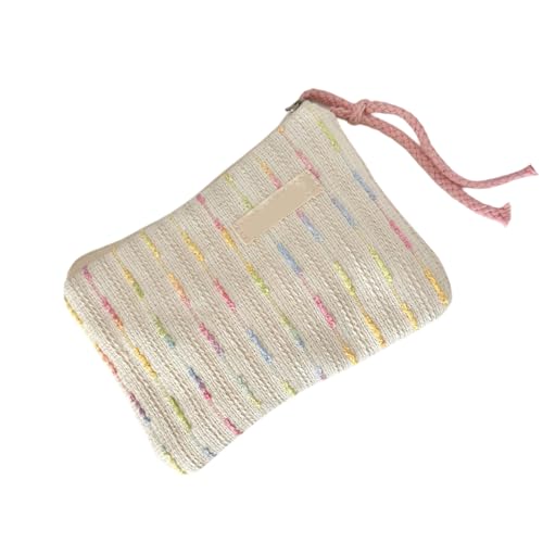 uikios Tragbare Lippenstift-Kosmetiktasche, Kulturbeutel, hält Ihre Make-up-Sammlung ordentlich und zugänglich für stilvolle Frauen, W Milch, 16x10cm von uikios