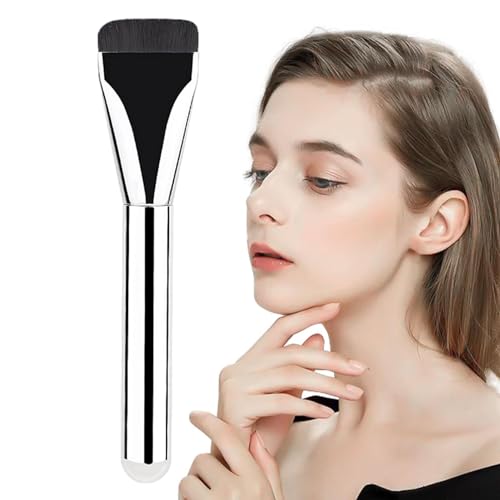 Foundation Makeup Pinsel, Flacher Rouge Concealer Pinsel, Flach Faserhaar Gesichtsbürste, Ultra Dünner Make Up Pinsel, Flacher Leichter Concealer Pinsel, Beauty Geschenke Für Frauen Mädchen von ulapithi