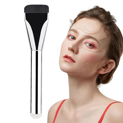 Foundation Makeup Pinsel, Flacher Rouge Concealer Pinsel, Flach Faserhaar Gesichtsbürste, Ultra Dünner Make Up Pinsel, Flacher Leichter Concealer Pinsel, Beauty Geschenke Für Frauen Mädchen von ulapithi