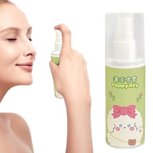 ulapithi Kühlspray, Kühlspray | 80 ml beruhigendes Sommerspray | Spray zur sofortigen Reduzierung der Temperatur. Kleines, leichtes, erfrischendes, schützendes und hautfreundliches Spray für Gesicht von ulapithi