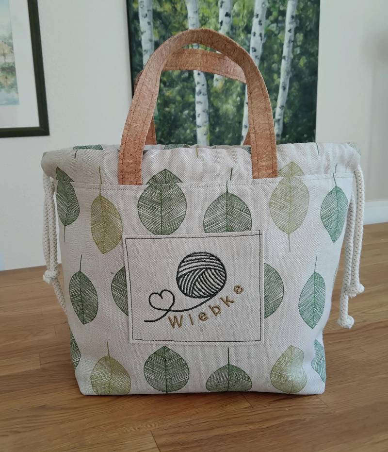 Personalisierte Projekttasche, Stricktasche Xl von ulika