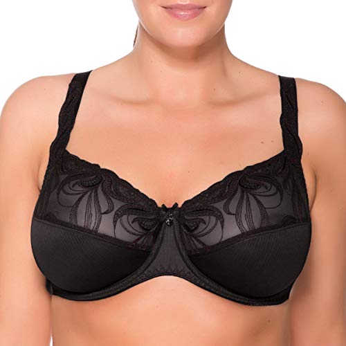 ulla Lingerie féminine BH Carmen Cup B-G mit Bügel 2523 schwarz 100G von ulla