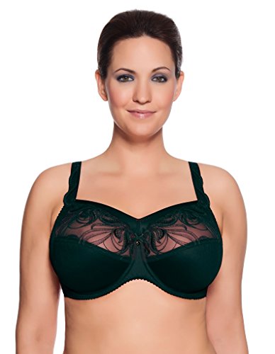 ulla Lingerie féminine BH Carmen Cup H-L mit Bügel und Blende 2526 schwarz 85I von ulla