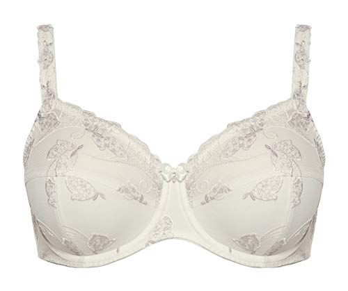 ulla Lingerie féminine BH Carla Cup H-L mit Bügel 2125 Ecru 90I von ulla