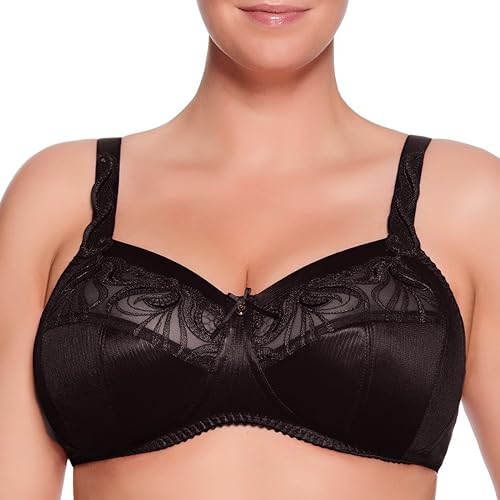 ulla Lingerie féminine BH Carmen Cup B-I ohne Bügel und Blende 2528 schwarz 105D von ulla