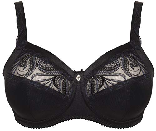 ulla Lingerie féminine BH Carmen Cup B-I ohne Bügel und Blende 2528 schwarz 115G von ulla