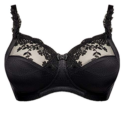 ulla Lingerie féminine BH Ella Cup D-L ohne Bügel 3628 schwarz 100H von ulla