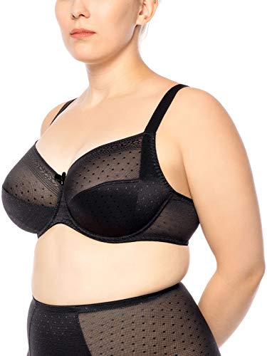 ulla Lingerie féminine BH Meghan Cup D - L mit Bügel 3123 schwarz 75E von ulla