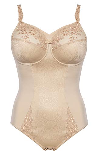 ulla Lingerie féminine Body Ella Cup H-I mit Bügel 3675 biskuit 75H von ulla