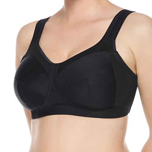 ulla Lingerie féminine Sport-BH Kate Cup D-N ohne Bügel 6028 schwarz 100K von ulla